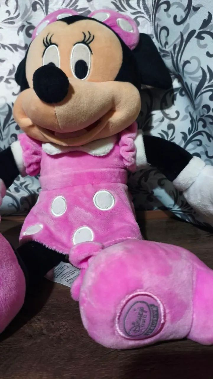 Pelúcia Minnie Rosa Original Disney - Foto 5