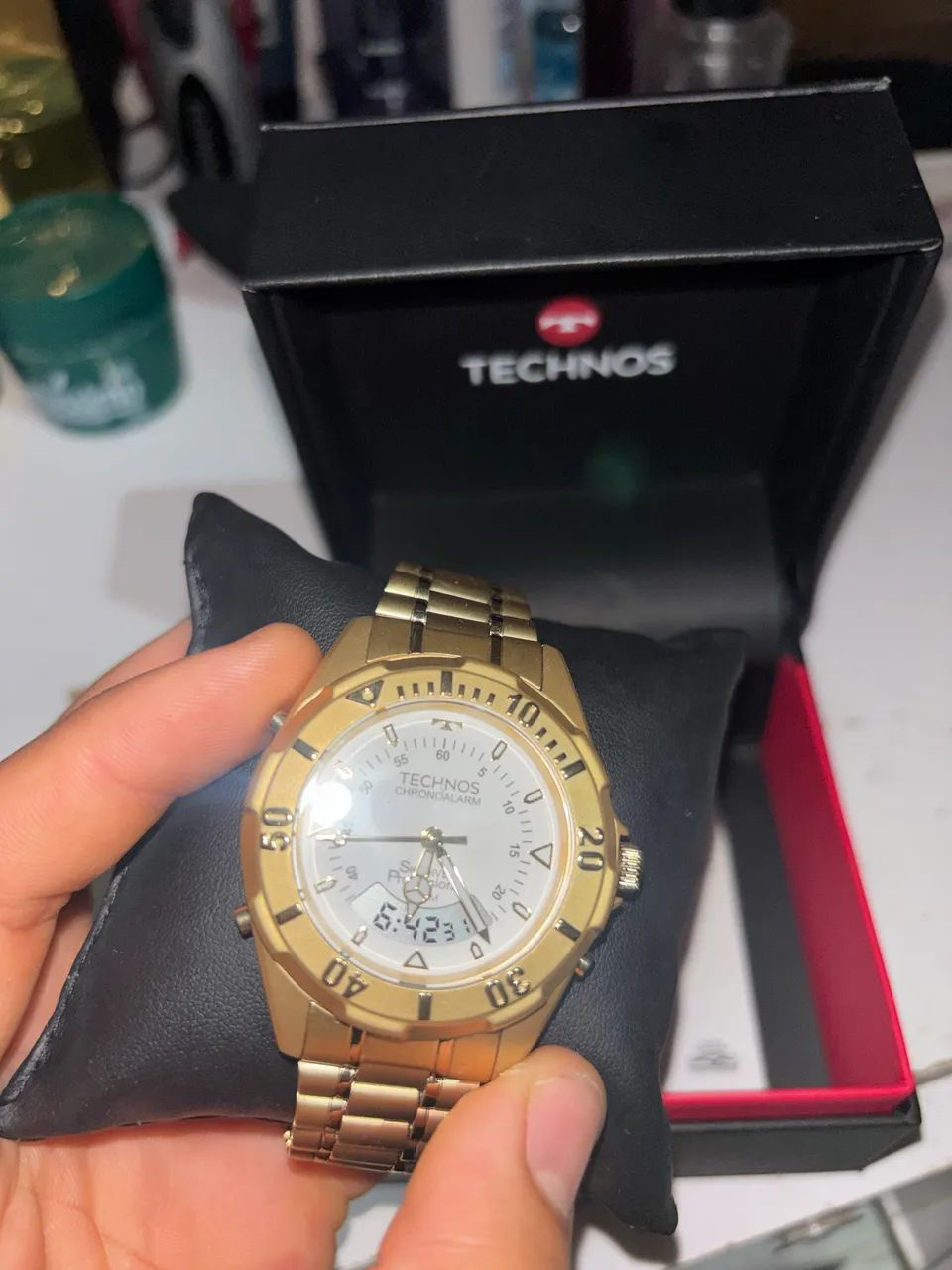 Technos skydiver dourado zero - Foto 2