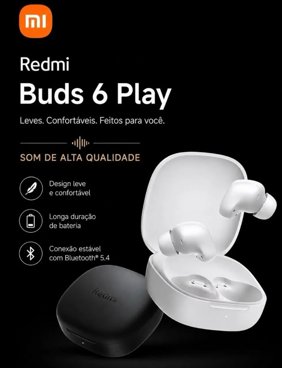 Fone REDMI BUDS 6 PLAY - Foto 2