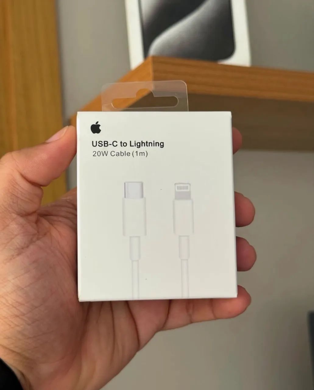 Cabo Carregador iPhone USB-C para Lightning  Carregamento e Dados  para Celular e iPad - Foto 4