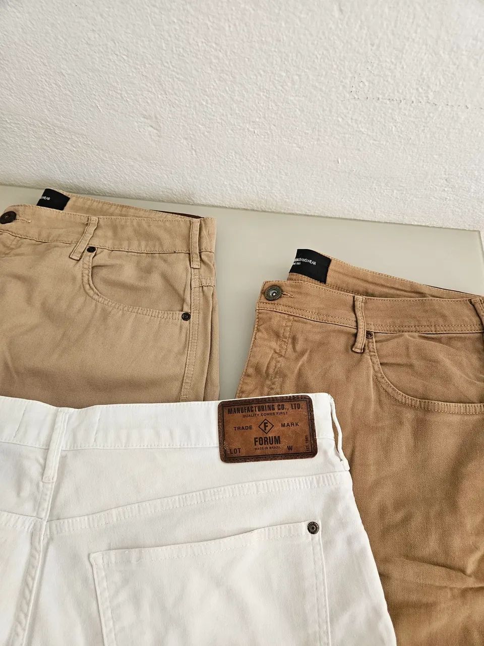 Kit com 3 bermudas de sarja da Forum  - Foto 3