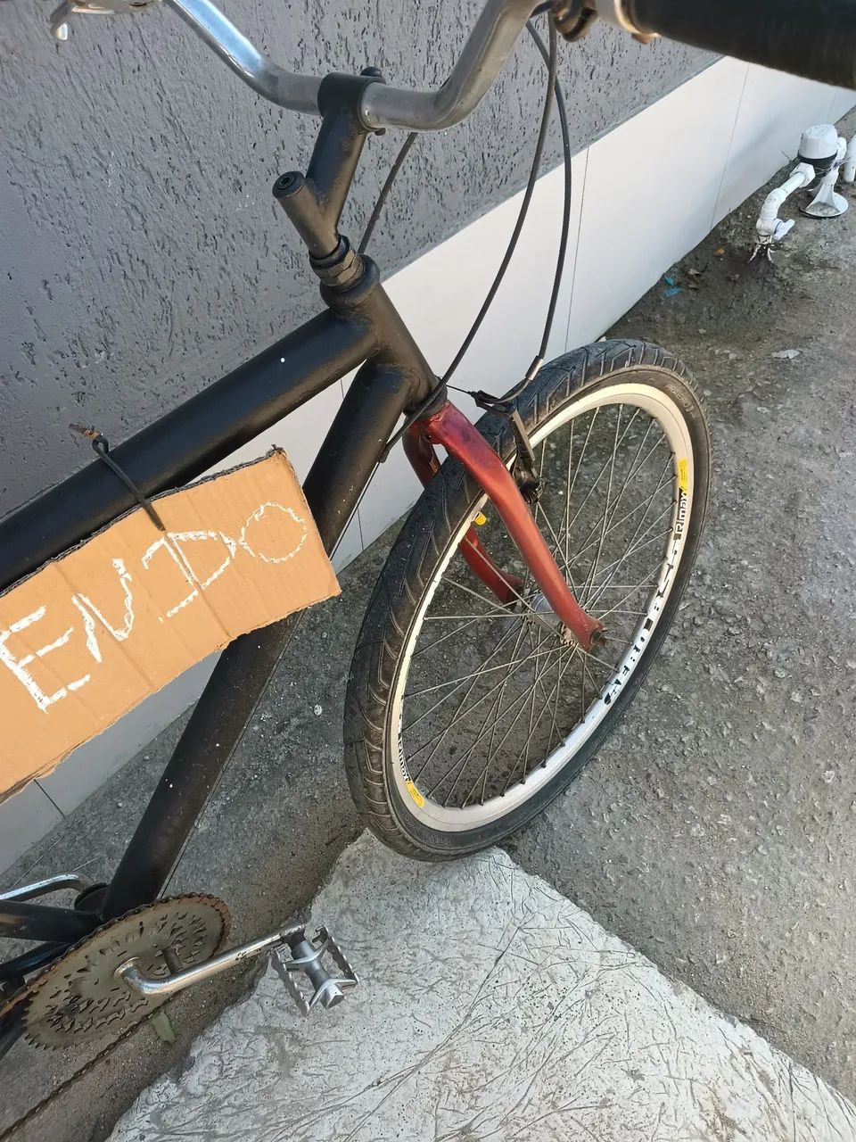 Bicicleta semi nova quadro reto  - Foto 4