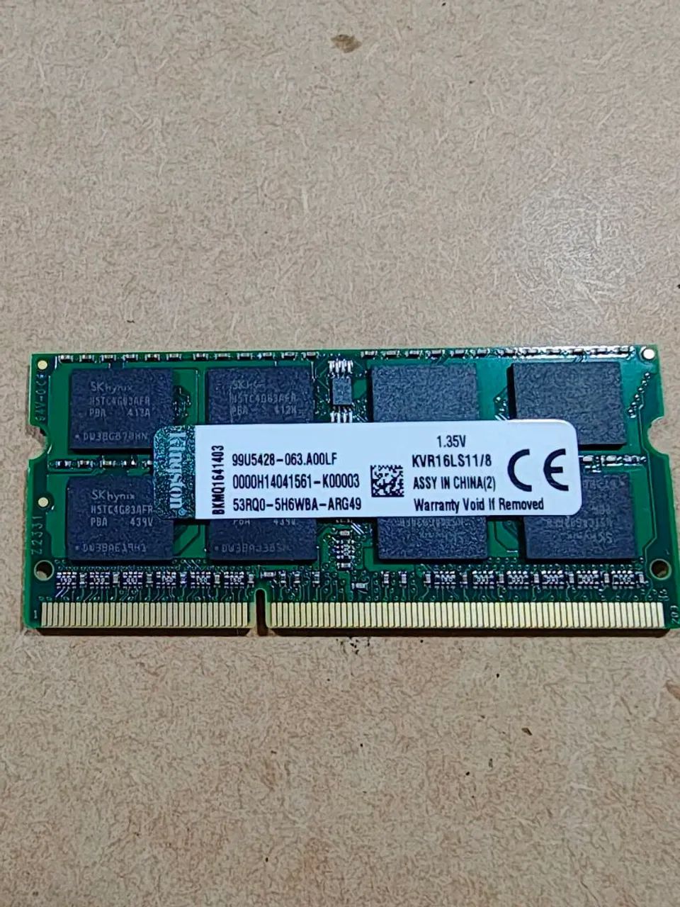 Memória notebook ddr3 8gb 