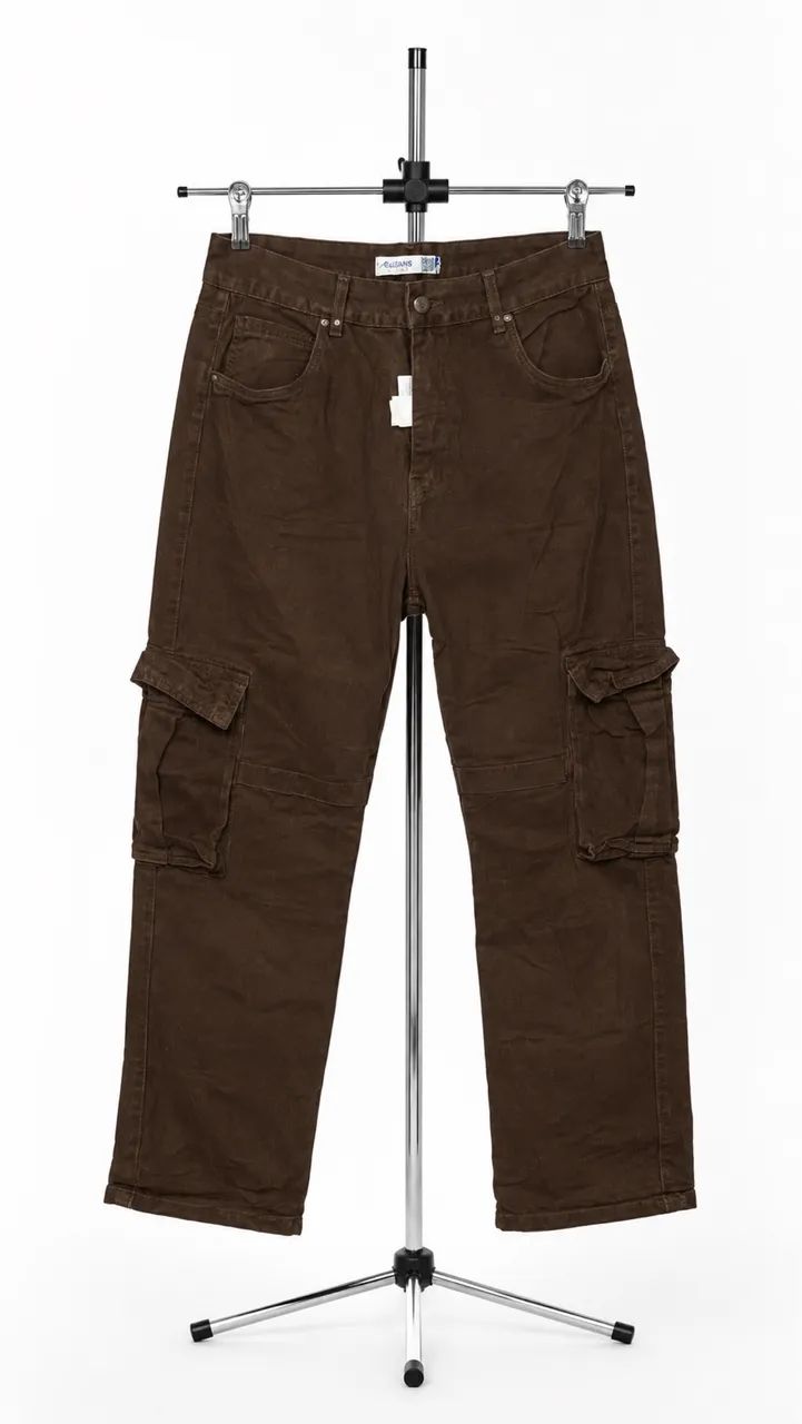 Calça cargo marrom 