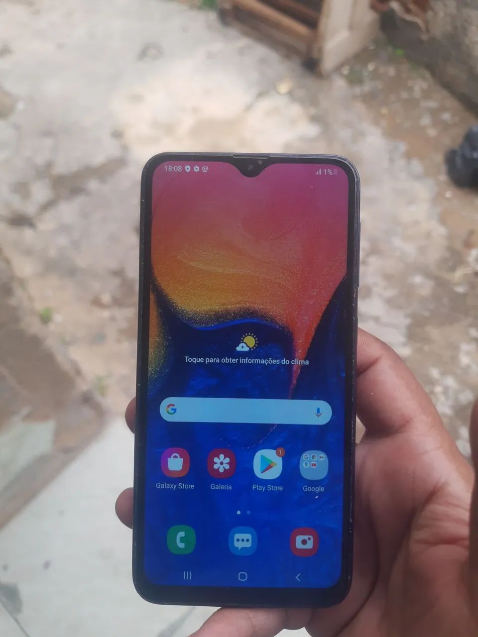Samsung A10 Novo com película Funcionando  - Foto 3