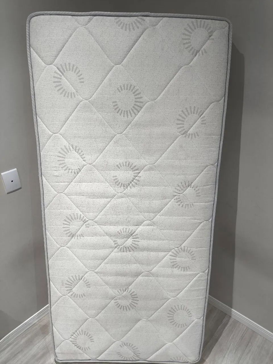 CAMA BOX SOLTEIRO - BASE+COLCHÃO MOLAS ENSACADAS  - Foto 2