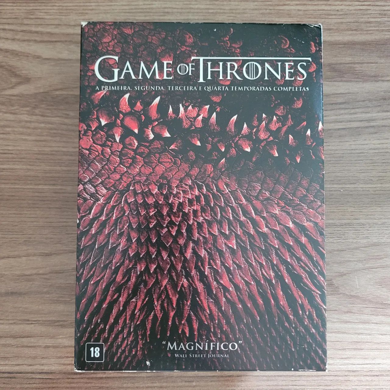 Box Game of Thrones - Temporadas 1, 2, 3 e 4 completas - 20 discos