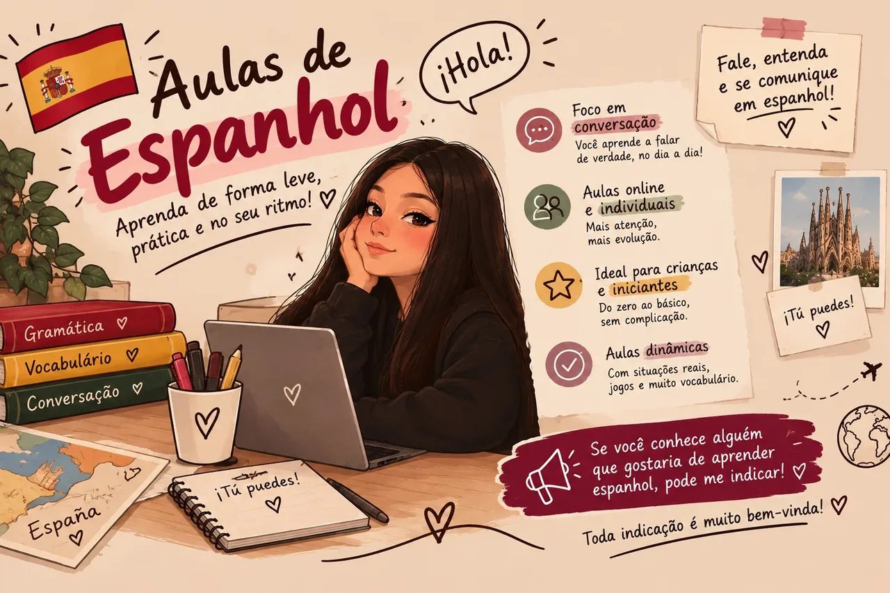 Aulas Particulares de ESPANHOL!!!