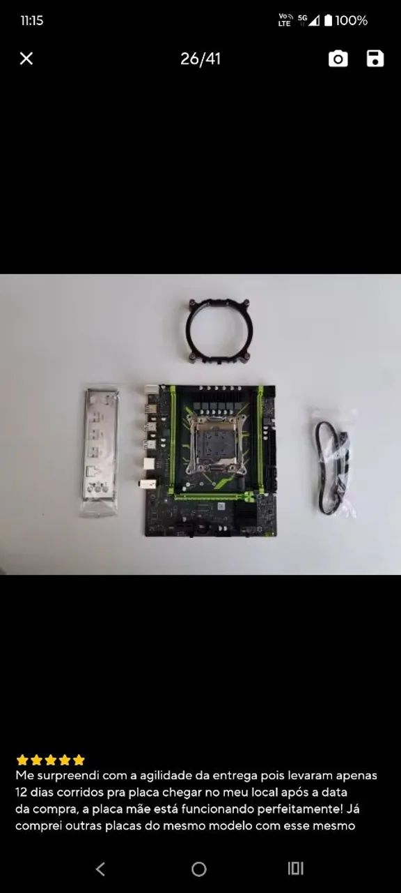 Placa x99 DDR4 soyo+ processador Xeon e52650 v3  - Foto 4