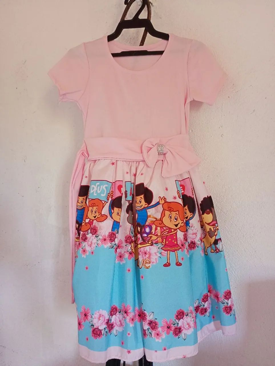 Vestido e sapatinho número do sapato 20 - Foto 2