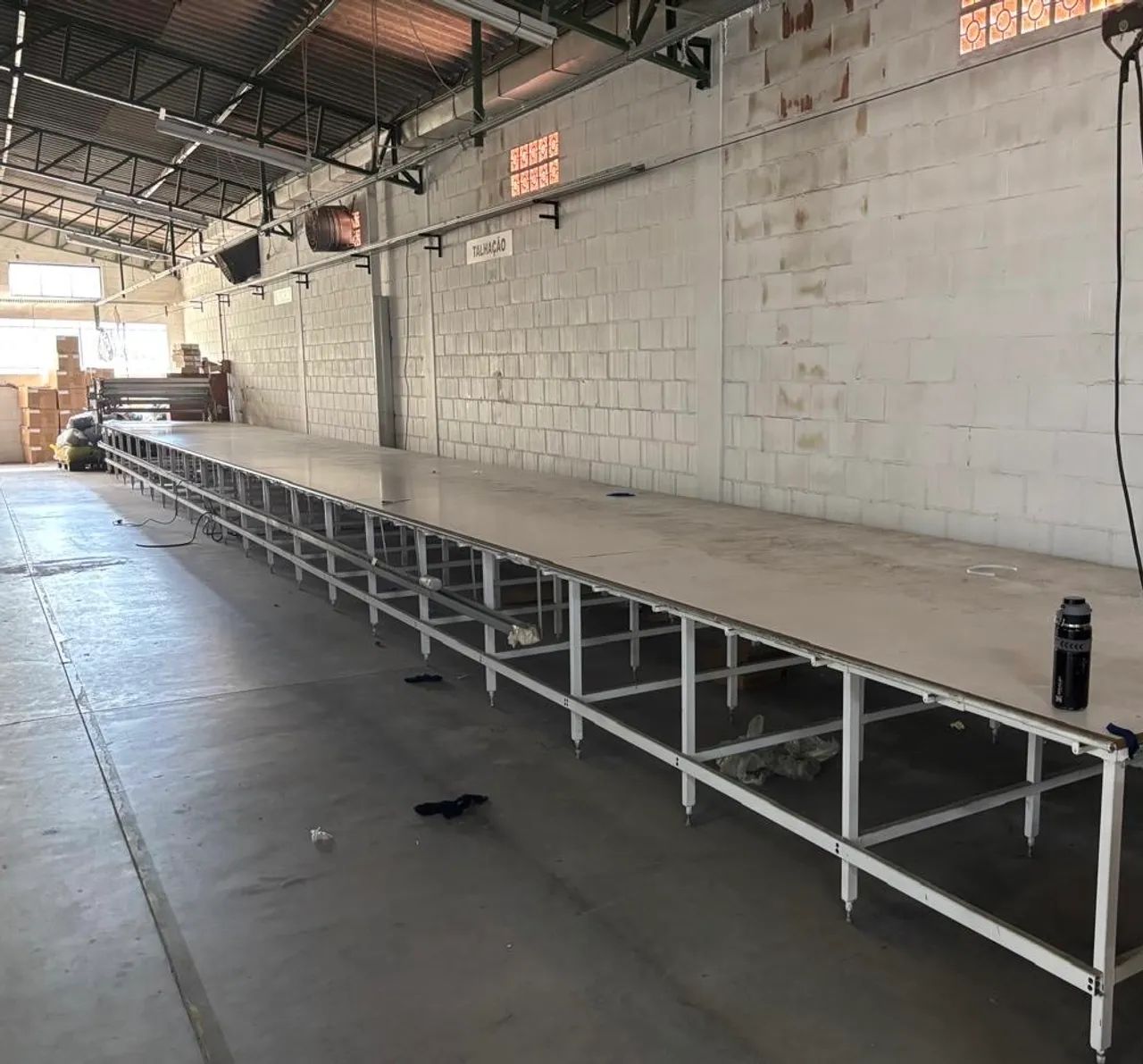 Mesa de madeira e ferro ideal para talharia  em módulo 20mts de diâmetro  - Foto 4