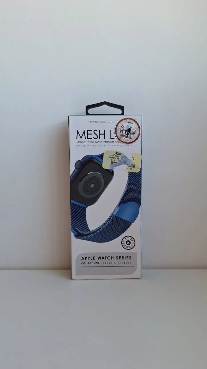 Pulseira Mesh Loop em aço inoxidável para Apple Watch, com fecho magnético  - Foto 3