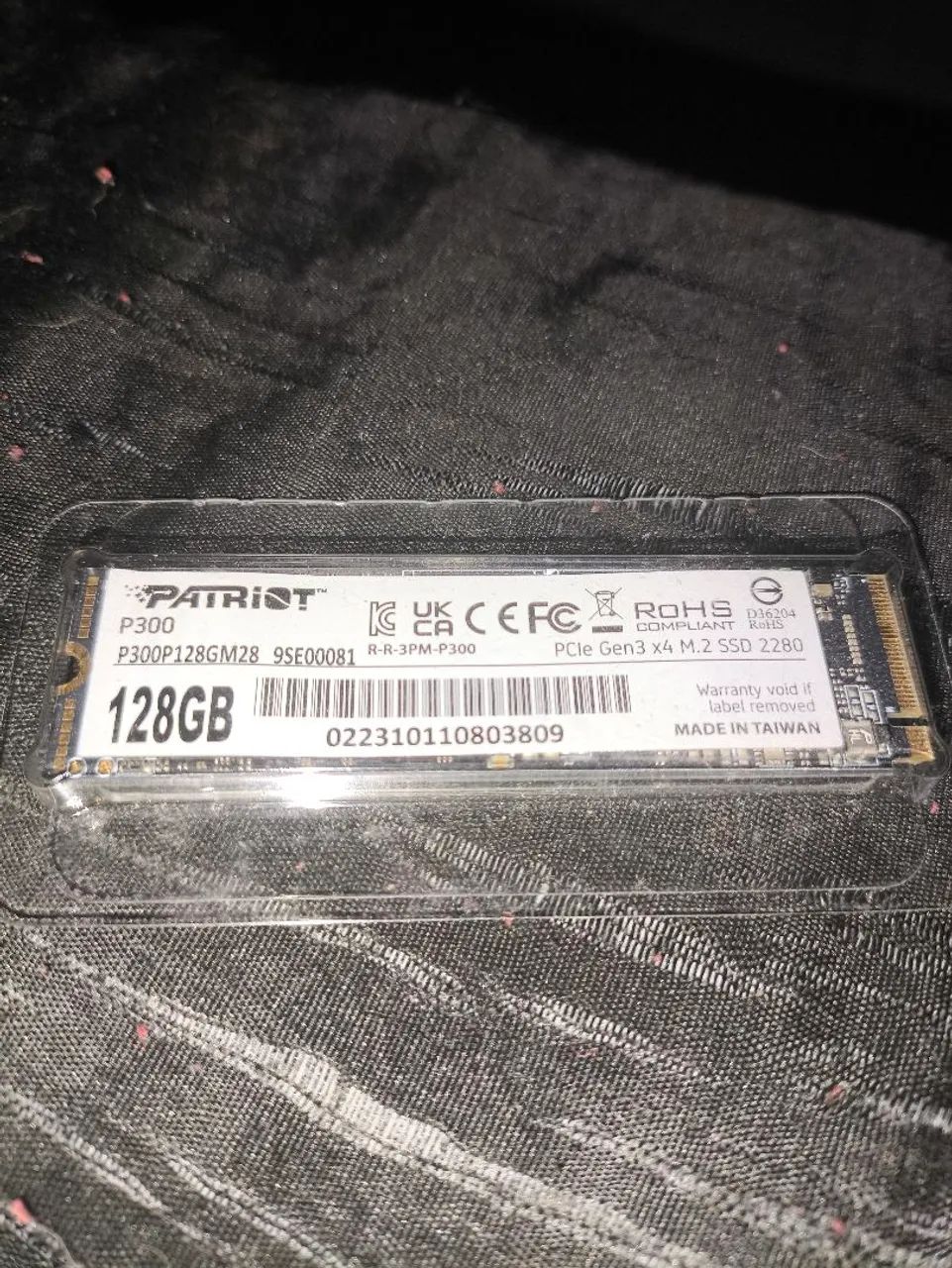 SSD NVMe Patriot de 128GB