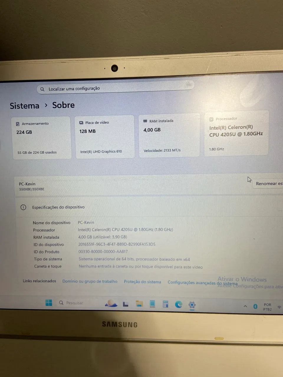 NOTEBOOK SAMSUNG MUITO CONSERVADO! - Foto 2