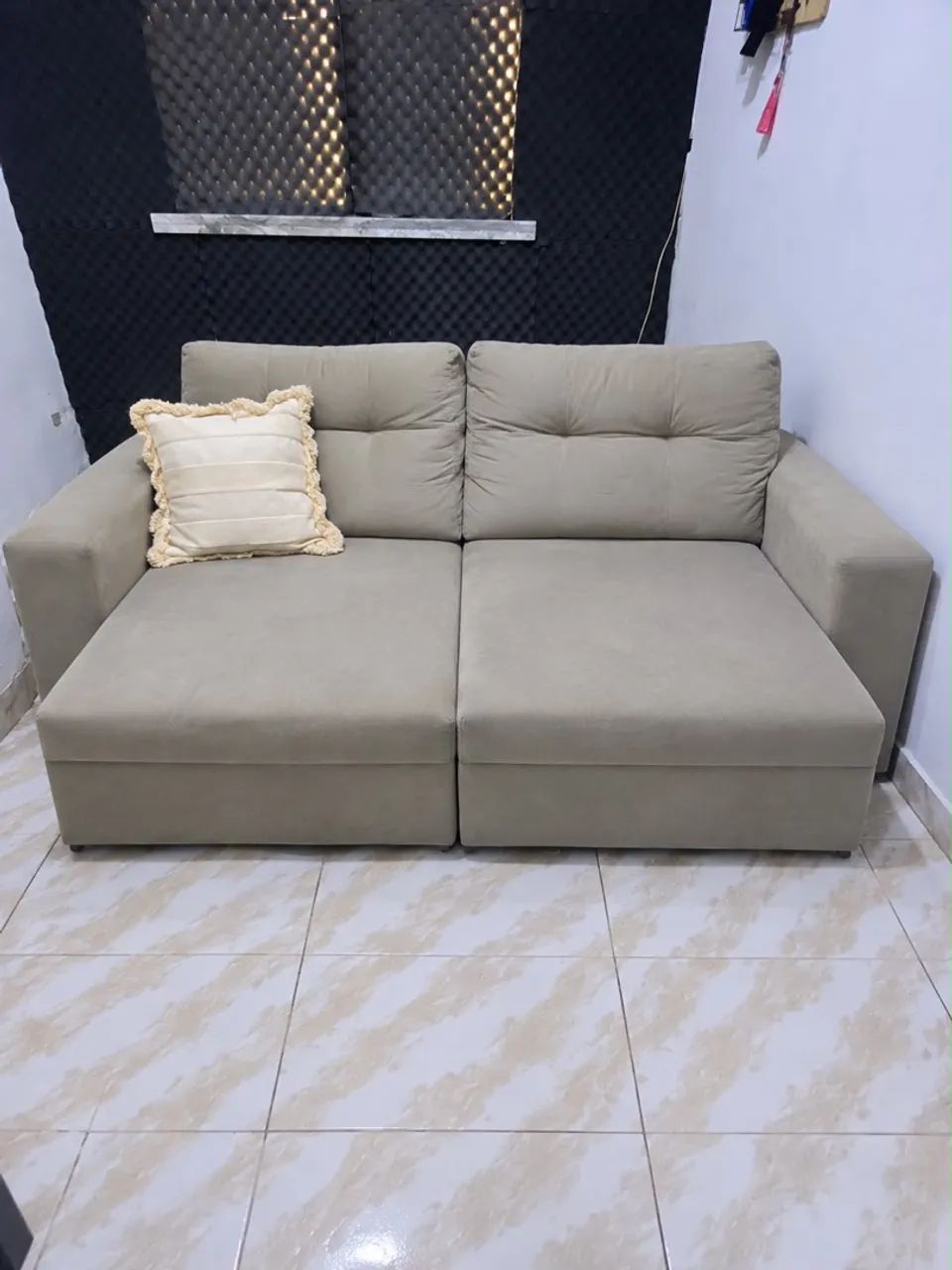 Sofá Retrátil/Reclinável/Impermeável 2 lugares(Confortável e Conservado)