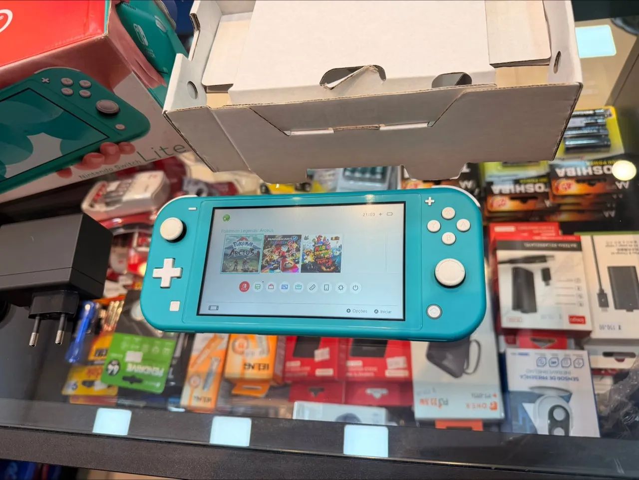Nintendo Switch Lite Com jogos - Foto 3