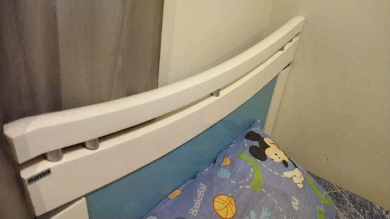 Cama solteiro 100% MDF semi nova - Foto 3