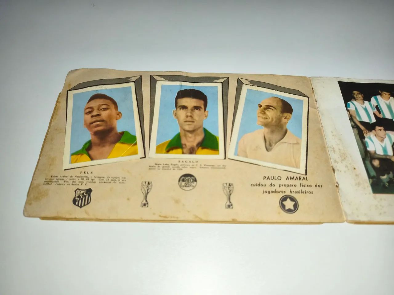 Álbum de figurinhas Copa do mundo 1958  - Foto 3