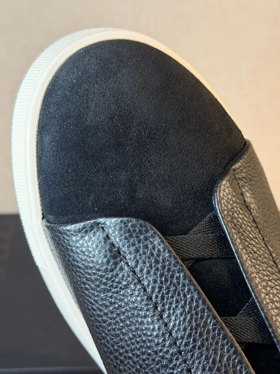 Tênis Zegna triple stitck - Foto 5