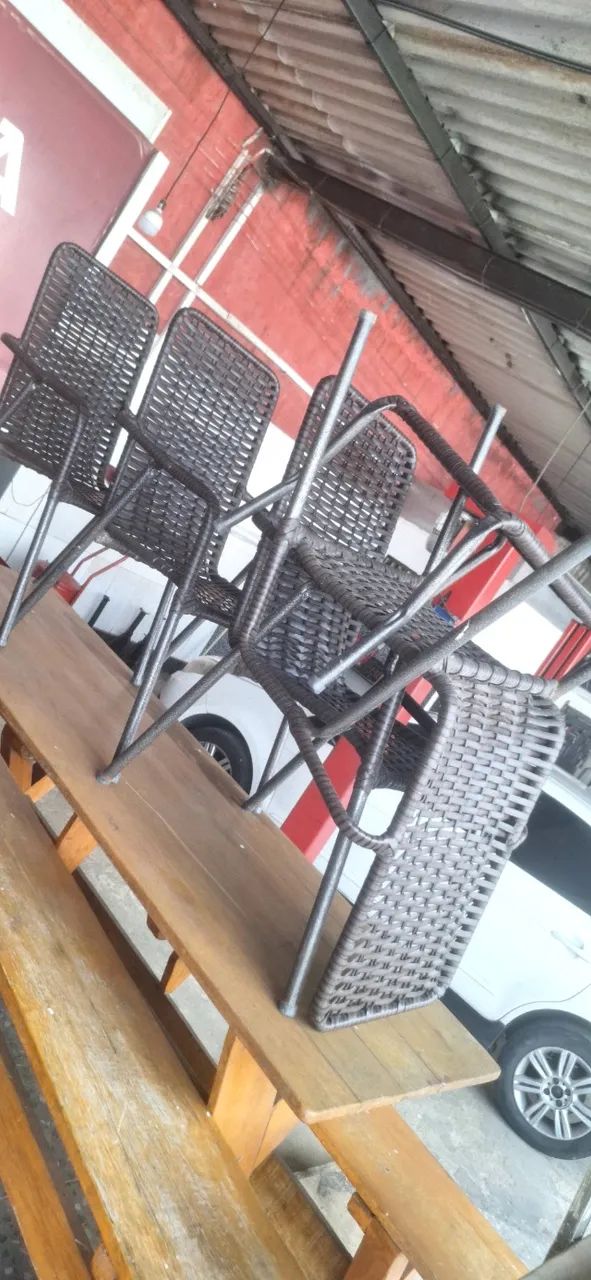 Jogo de cadeiras de terraço 