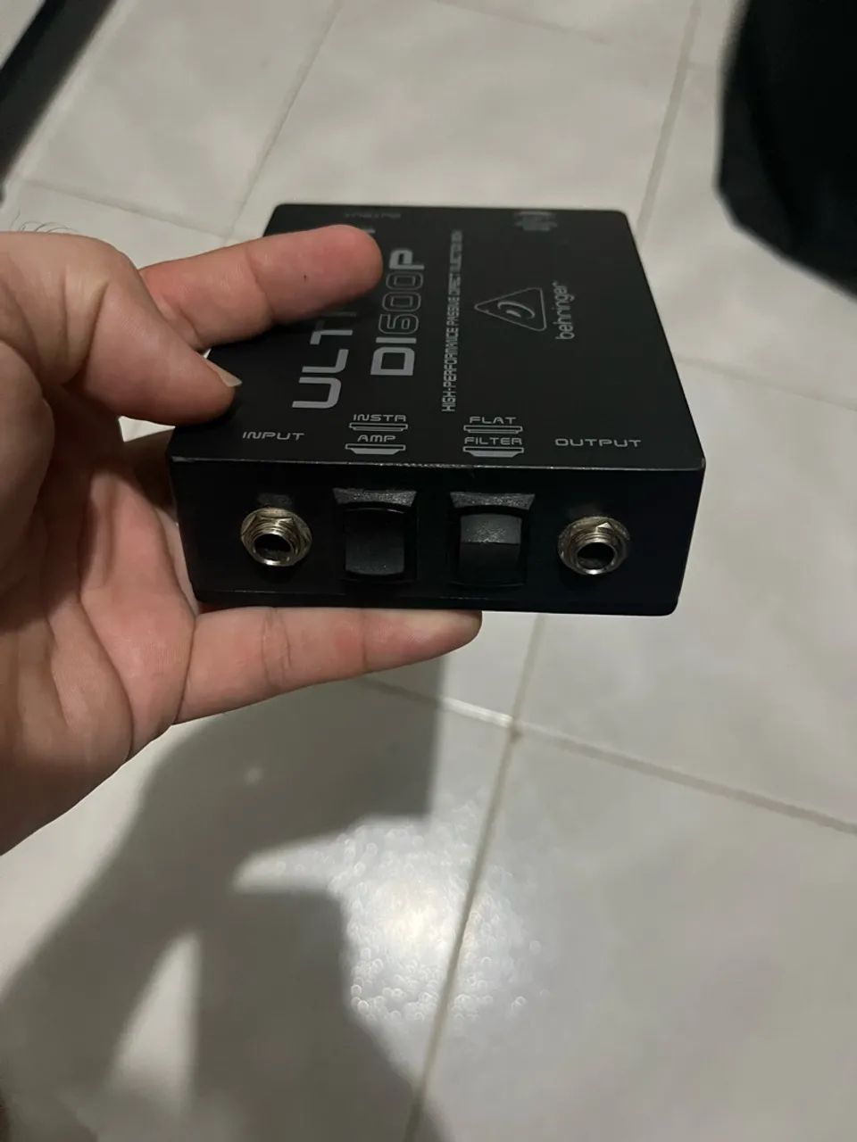 DIRECT BOX BEHRINGER NOVO, NUNCA USADO!! - Foto 2