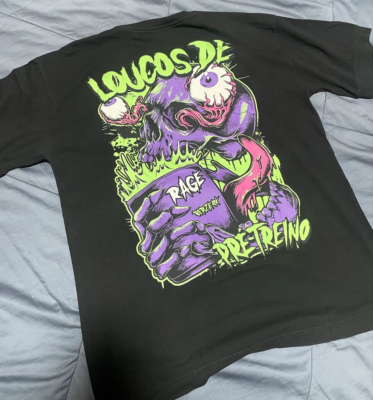 Camisa Oversized Academia Tamanho M Usada - Foto 4