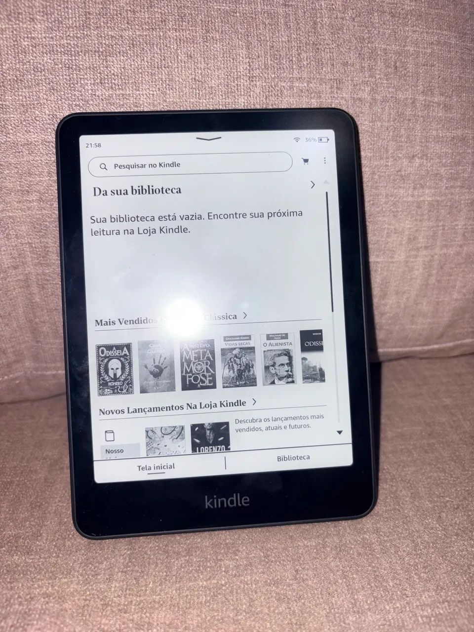 Kindle Paperwhite 12ª Geração (2024) 16GB - Menos de 1 Mês de Uso