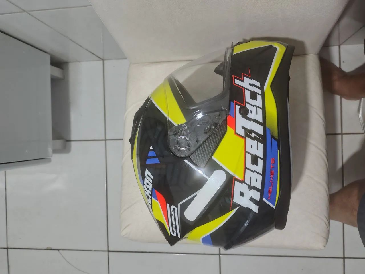 CAPACETE RACE TECH SECTOR VOLTRON - Foto 5