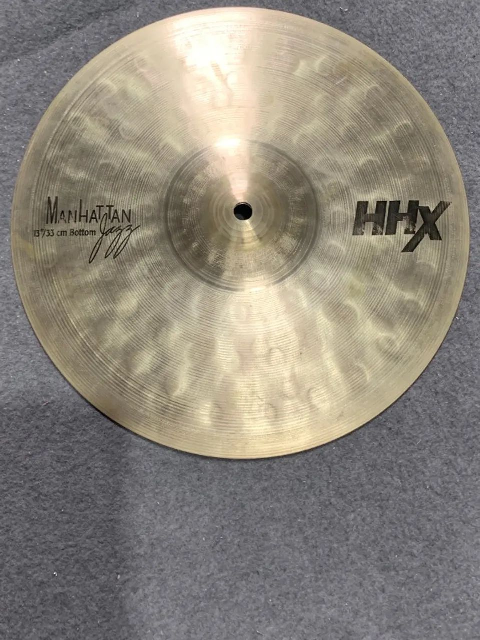 Raridade! Prato de colecionador! 2xhi hat HHX Sabian Mahattan Jazz 13 Polegadas B20