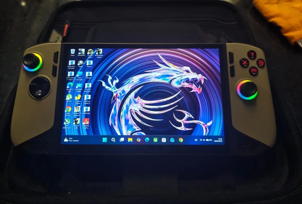 Portatil pc msi claw 8 ai+