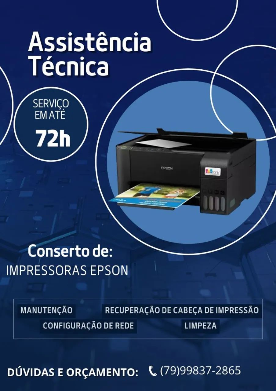 Manutenção  em impressoras  epson 