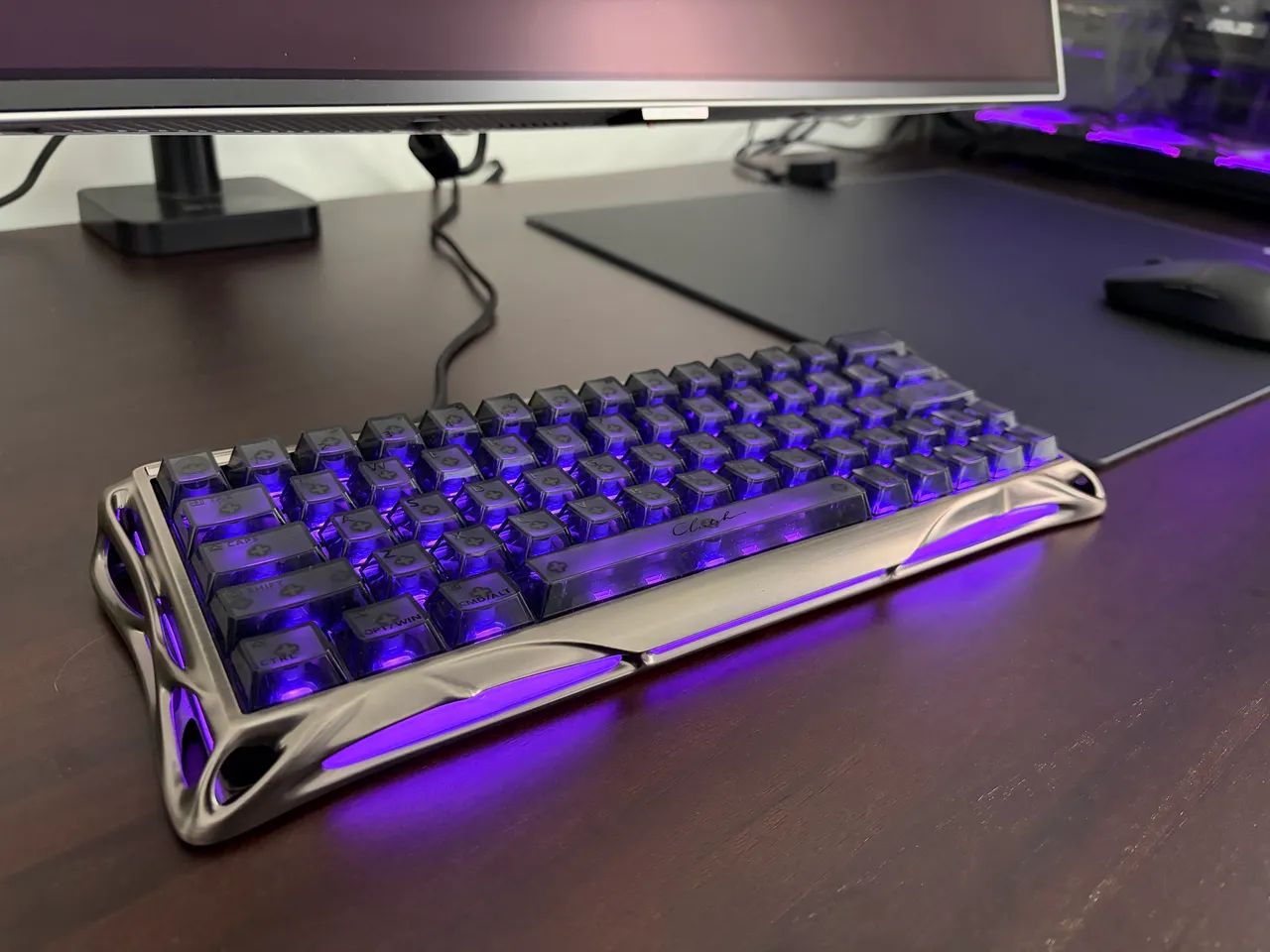 Teclado Gravastar Mercury V60 Pro - Com Caixa + Acessórios - Foto 3