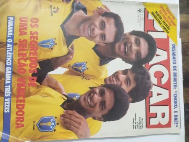 REVISTA PLACAR NUMERO 888 COM POSTER DE JUNHO DE 1987