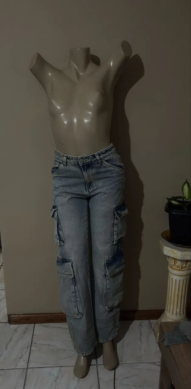 Calça cargo Jeans tamanho 36