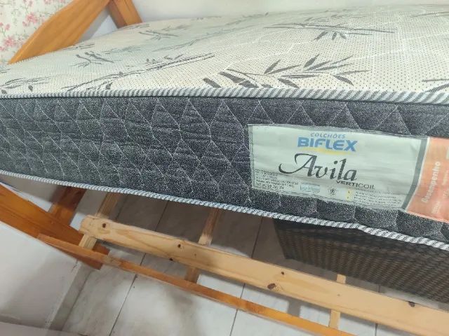 Colchão de solteiro molas+pillow top  - Foto 3
