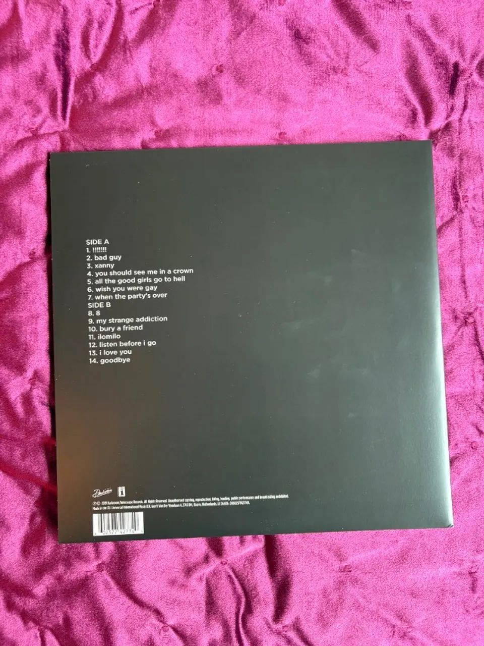 Billie Eilish When We All Fall Asleep, Where Do We Go? Disco de Vinil LP - Foto 3