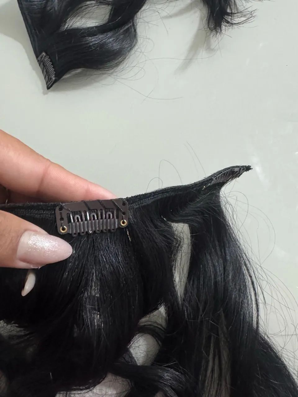 Tik tak cabelo brasileiro  35cm  - Foto 2