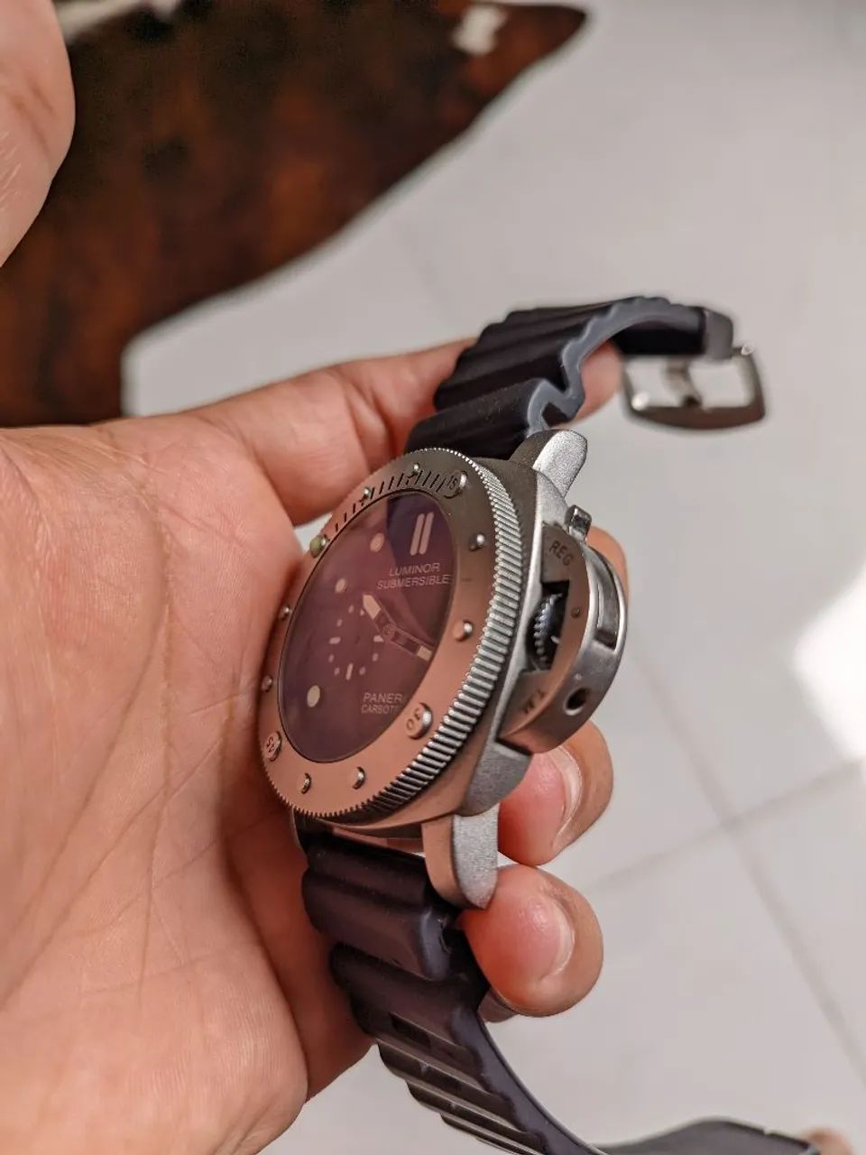 Relógio panerai quartz 1 linha - Foto 2