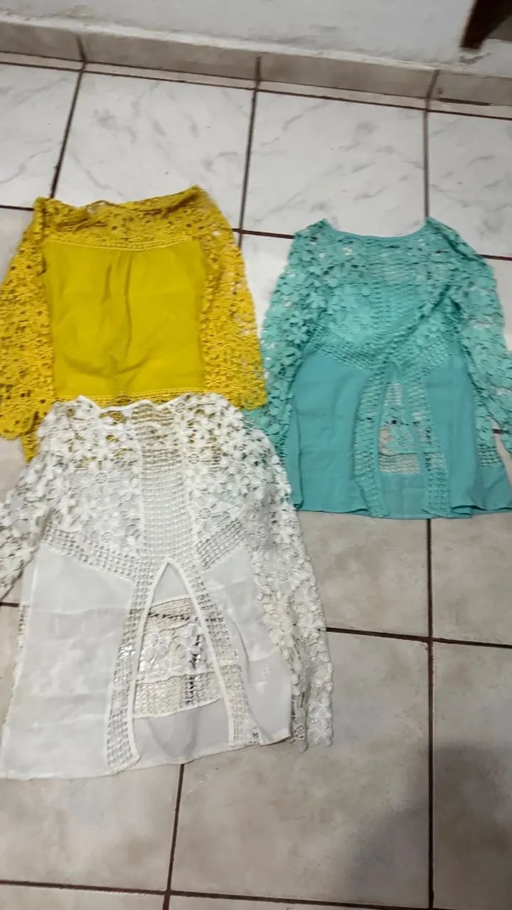 Kit 3 blusões - Foto 2