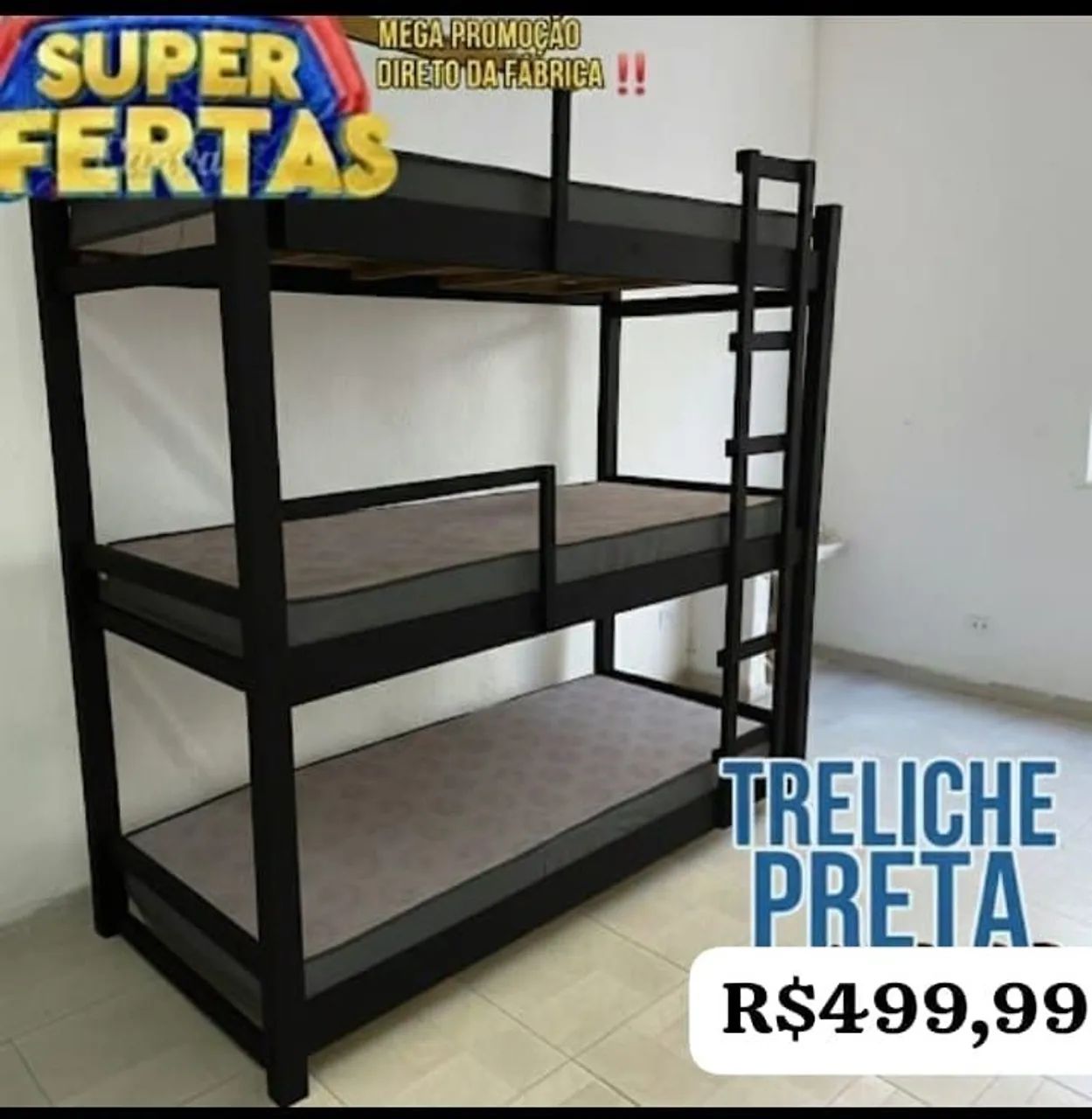 Treliche imbuia e preta madeira maciça eucalipto rústico tratado  - Foto 2