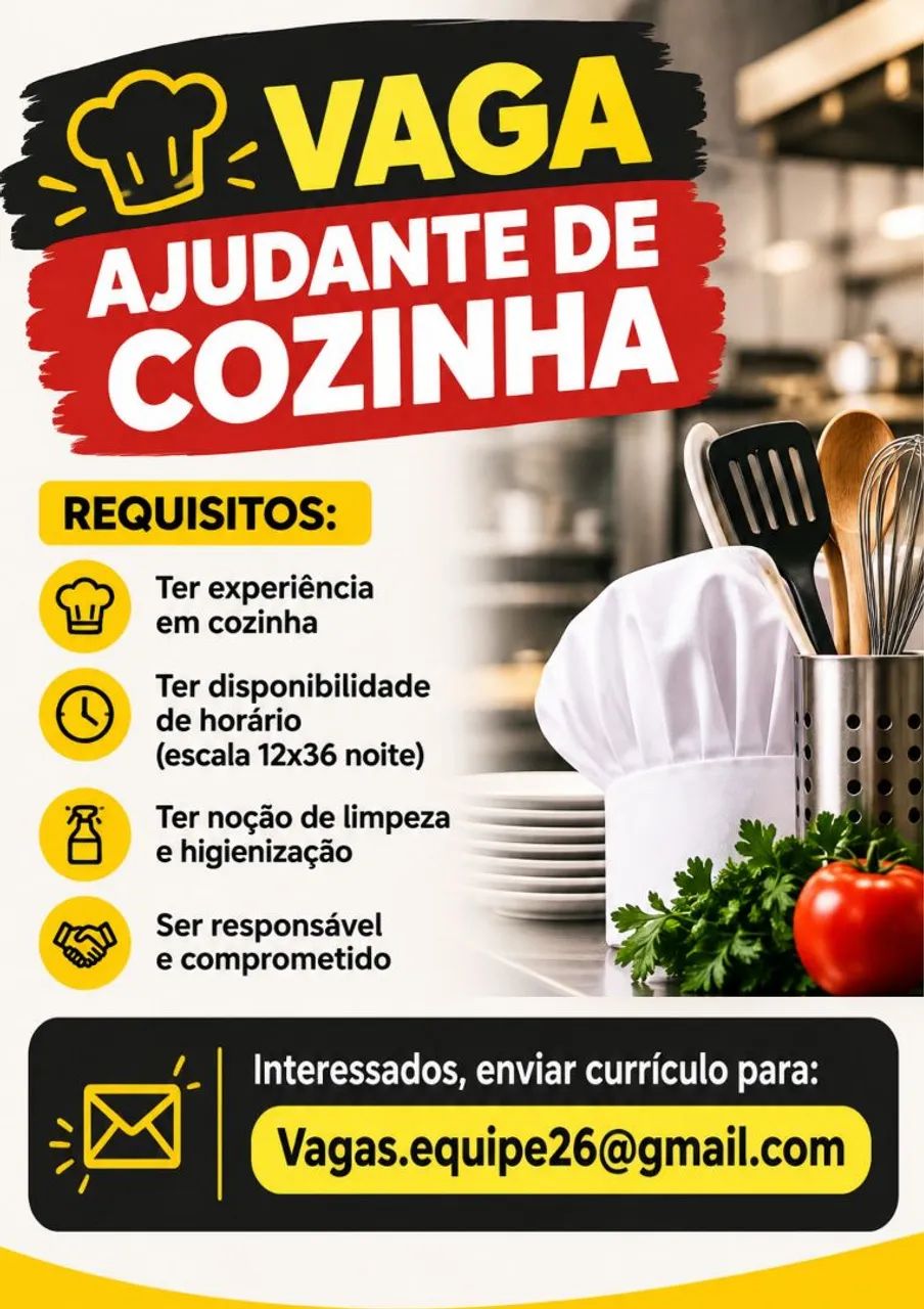 Ajudante de cozinha 