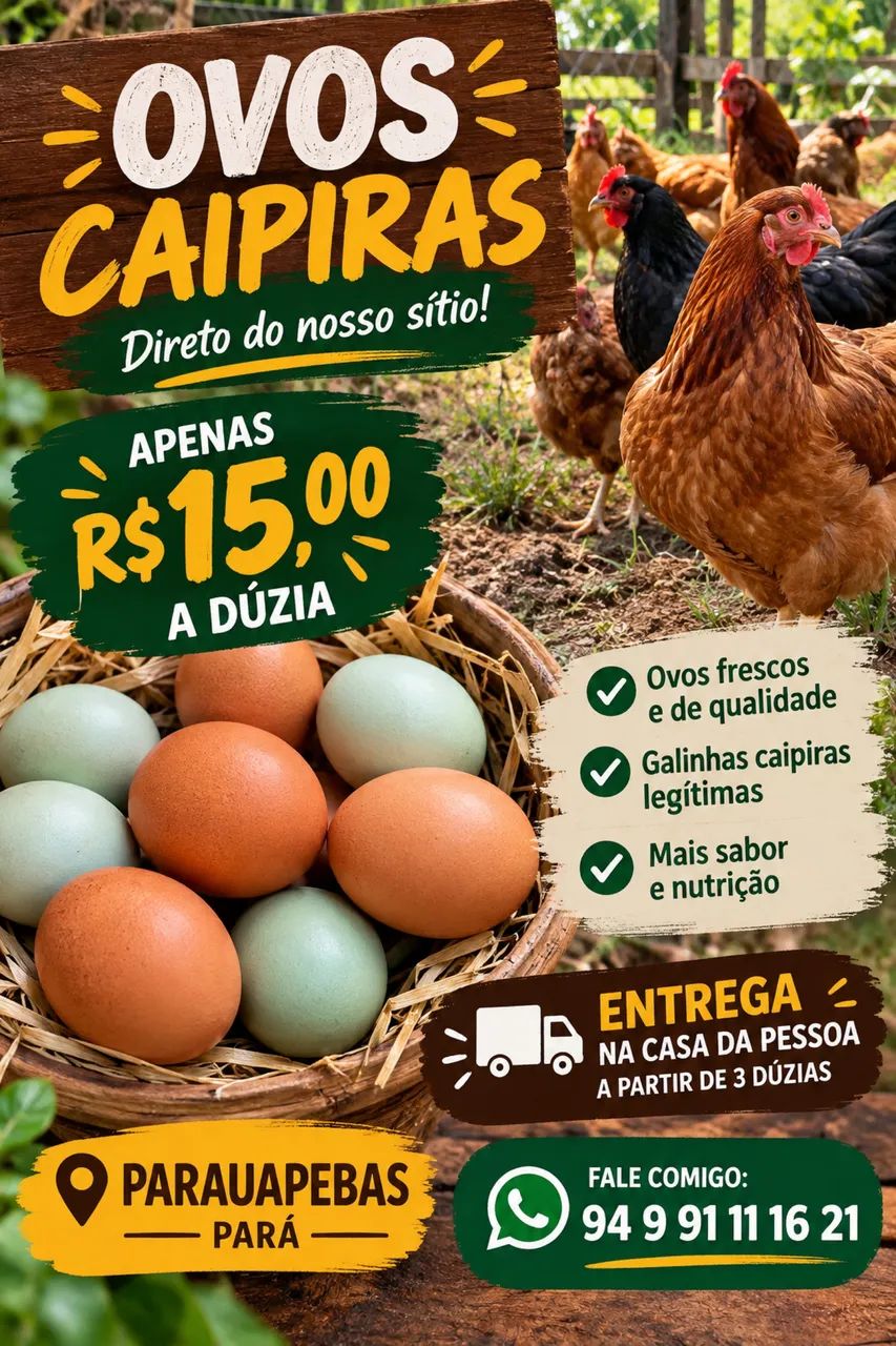 Ovos caipiras 