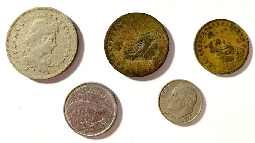 Moeda Antiga Moedas Coleção Numismática Raridade Presente Hobby - Foto 2