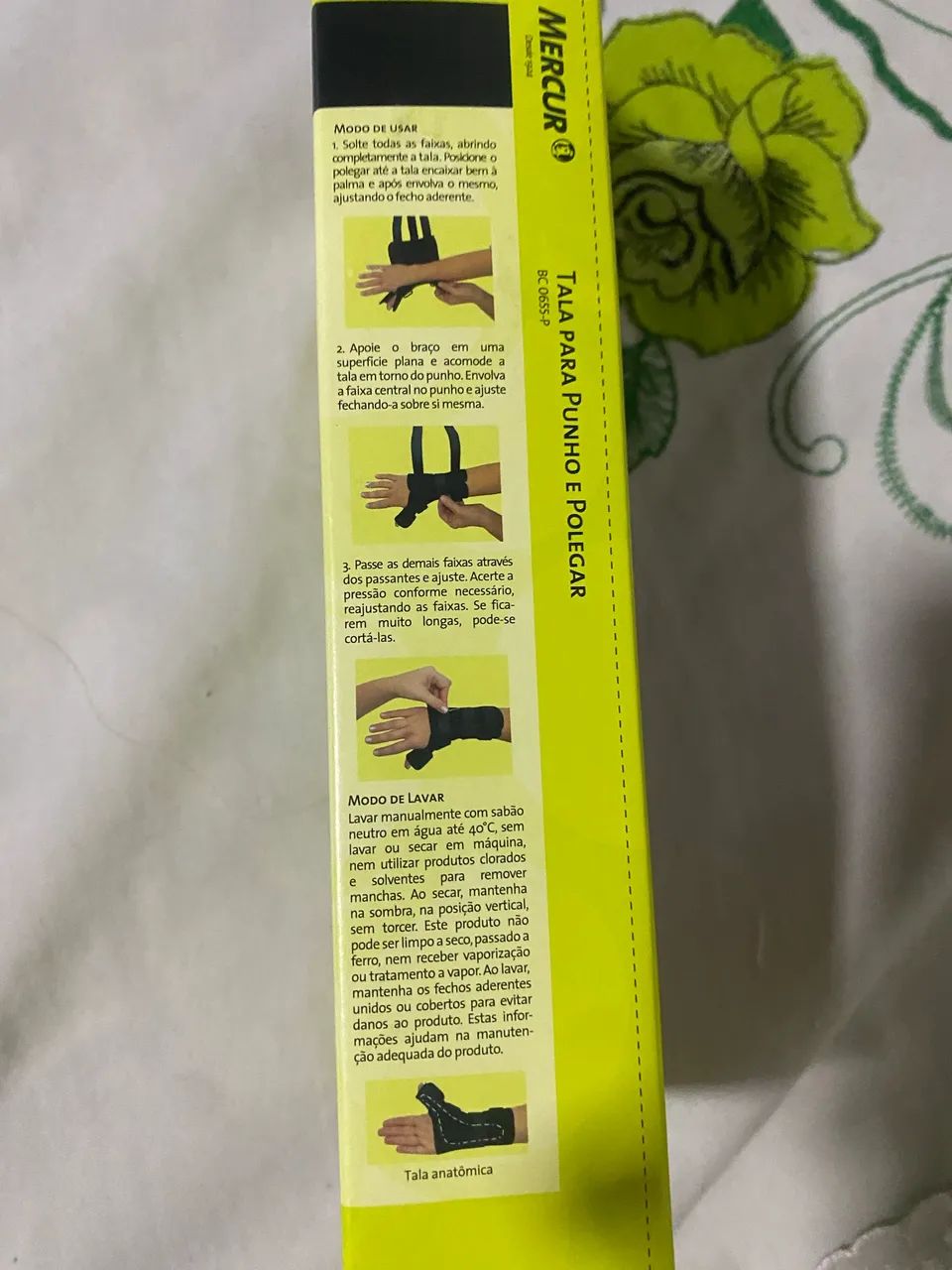 Tala ortopédica para punho e polegar  - Foto 2