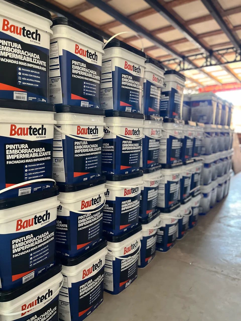 Tinta emborrachada branco 20kg