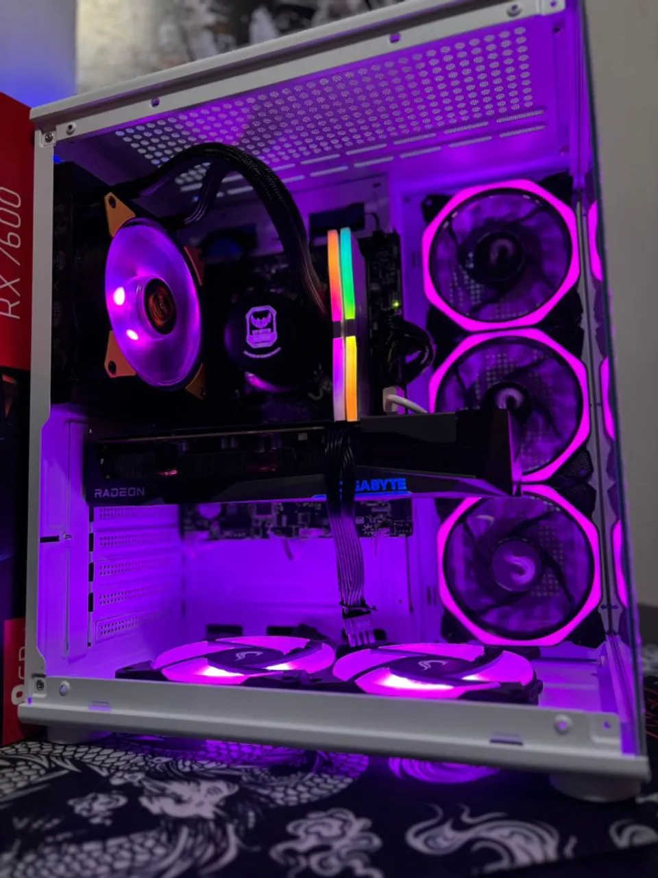 Pc Gamer Core I5 12600k 16GB Memoria Ram Xpg RGB RTX 3060TI Placa