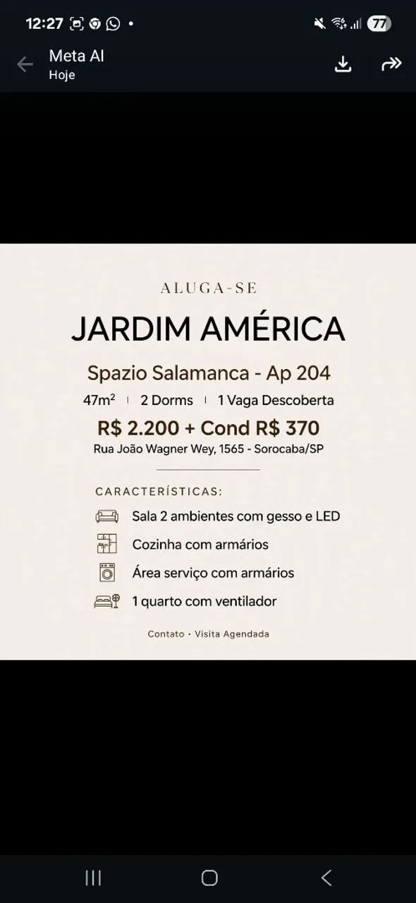Apartamento padrão 