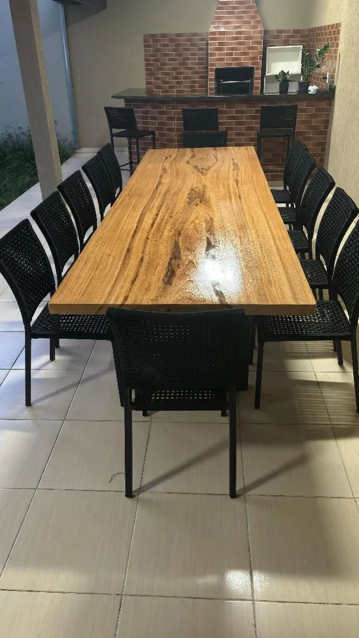 Mesa com base industrial  - Foto 5