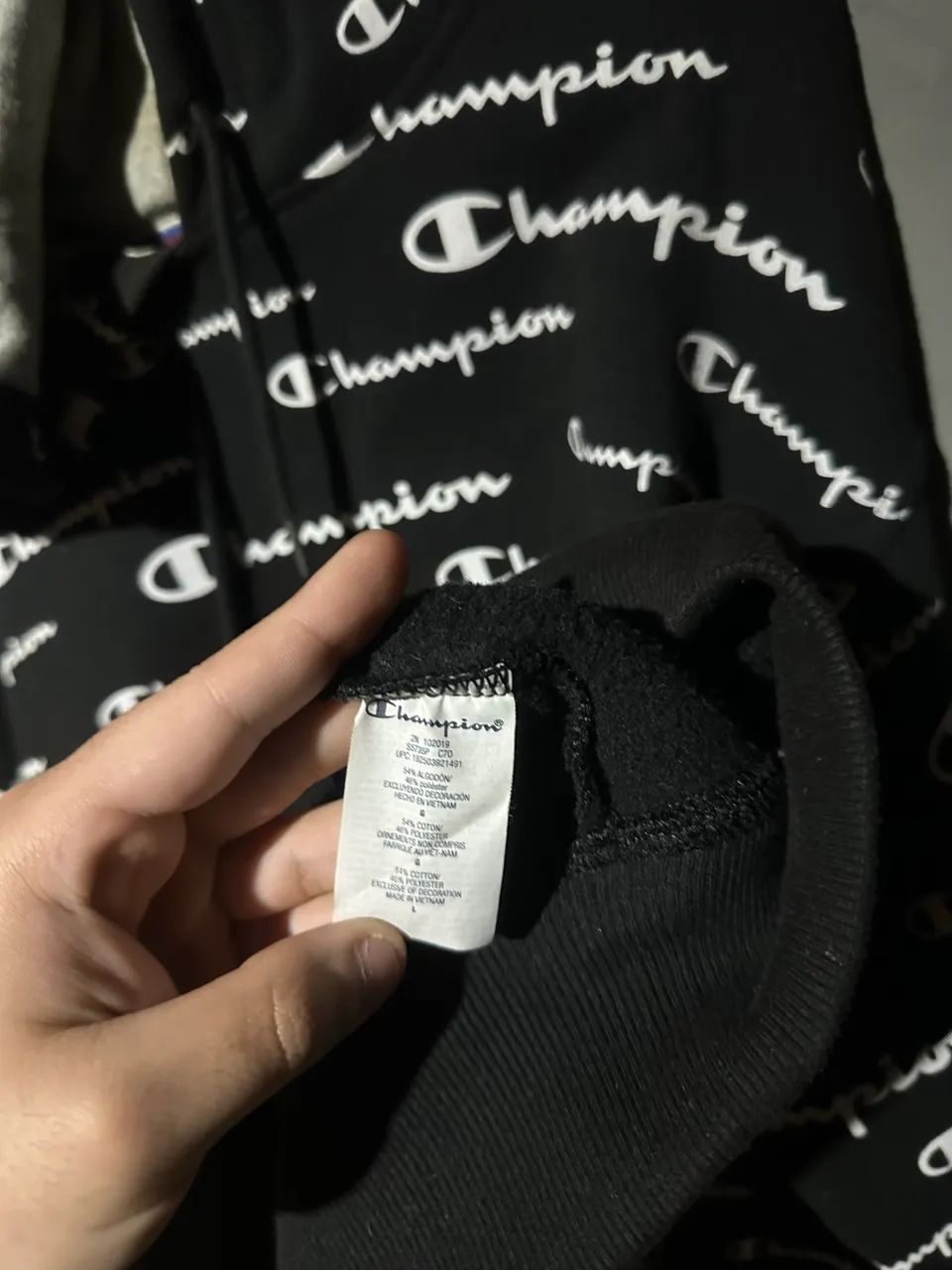 Moletom Champion All over logo G - Original  - Foto 3