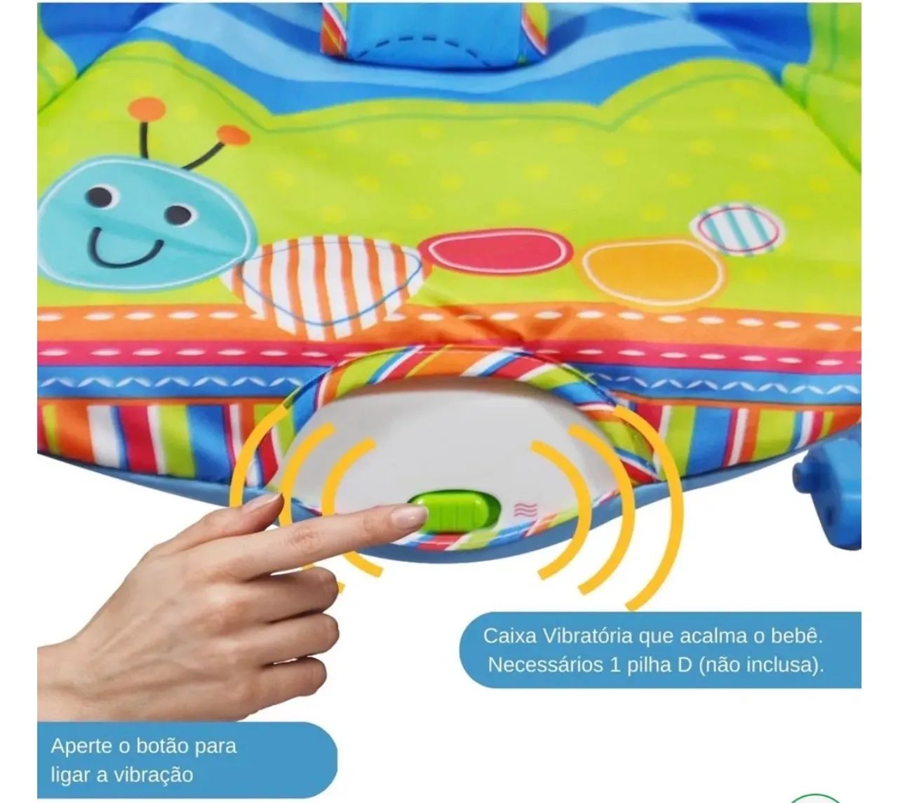 Cadeira de bebê musical - Foto 2